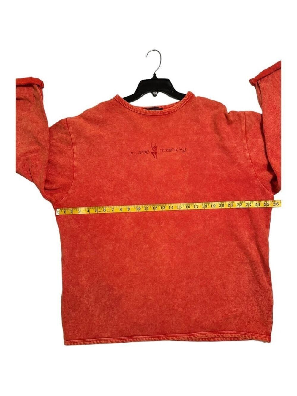 Stone Monkey Lightweight Sweatshirt Mens L/XL Burnt Orange Long Sleeve Crewneck - Picture 9 of 14